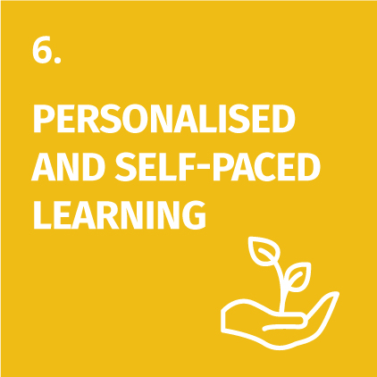 Personalised and self-paced learning